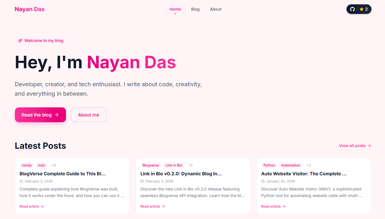 BlogVerse Complete Guide to This Blog